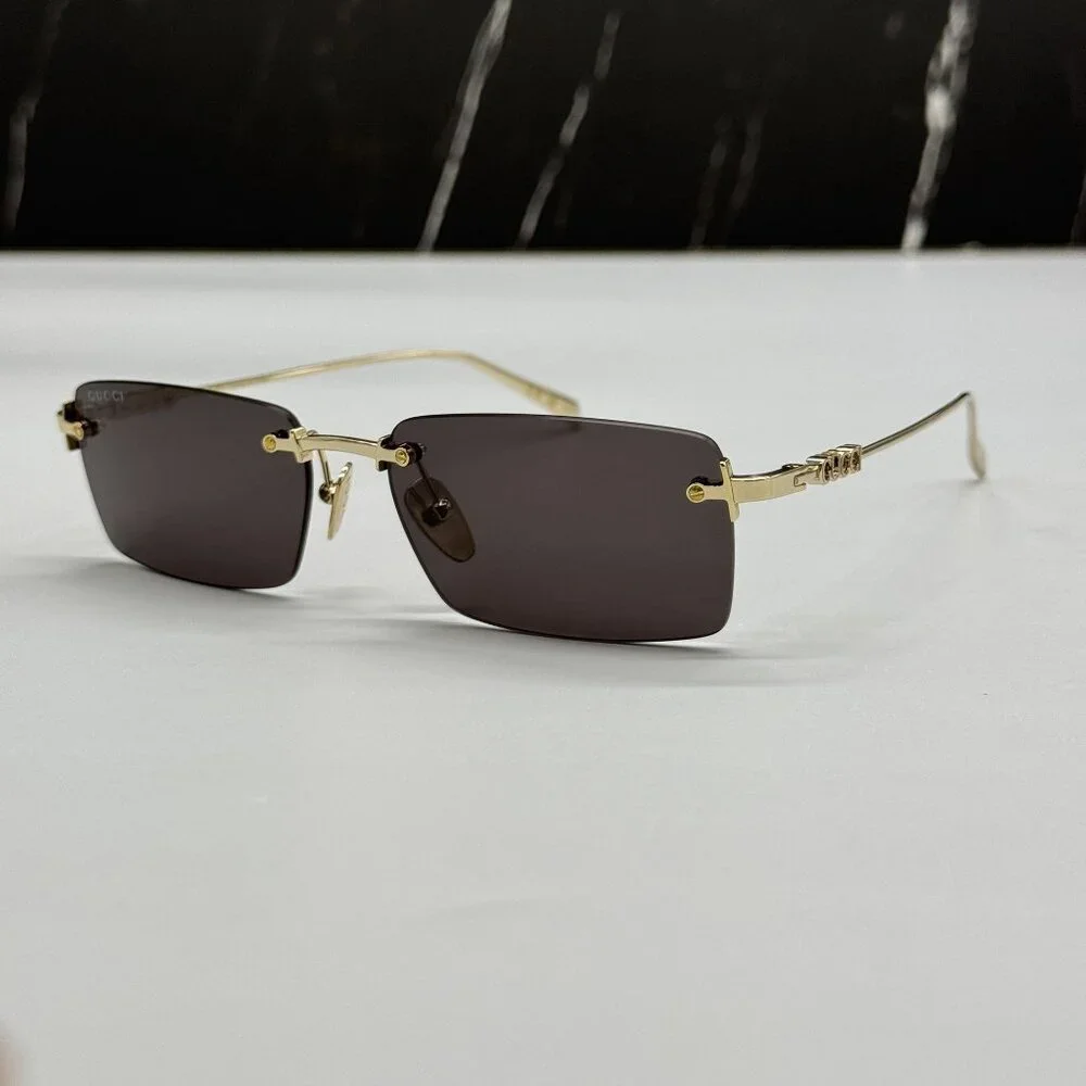 NEW GUCCI SUNGLASSES GOLD MEN EYEWEAR GUCCI GG1941S 001